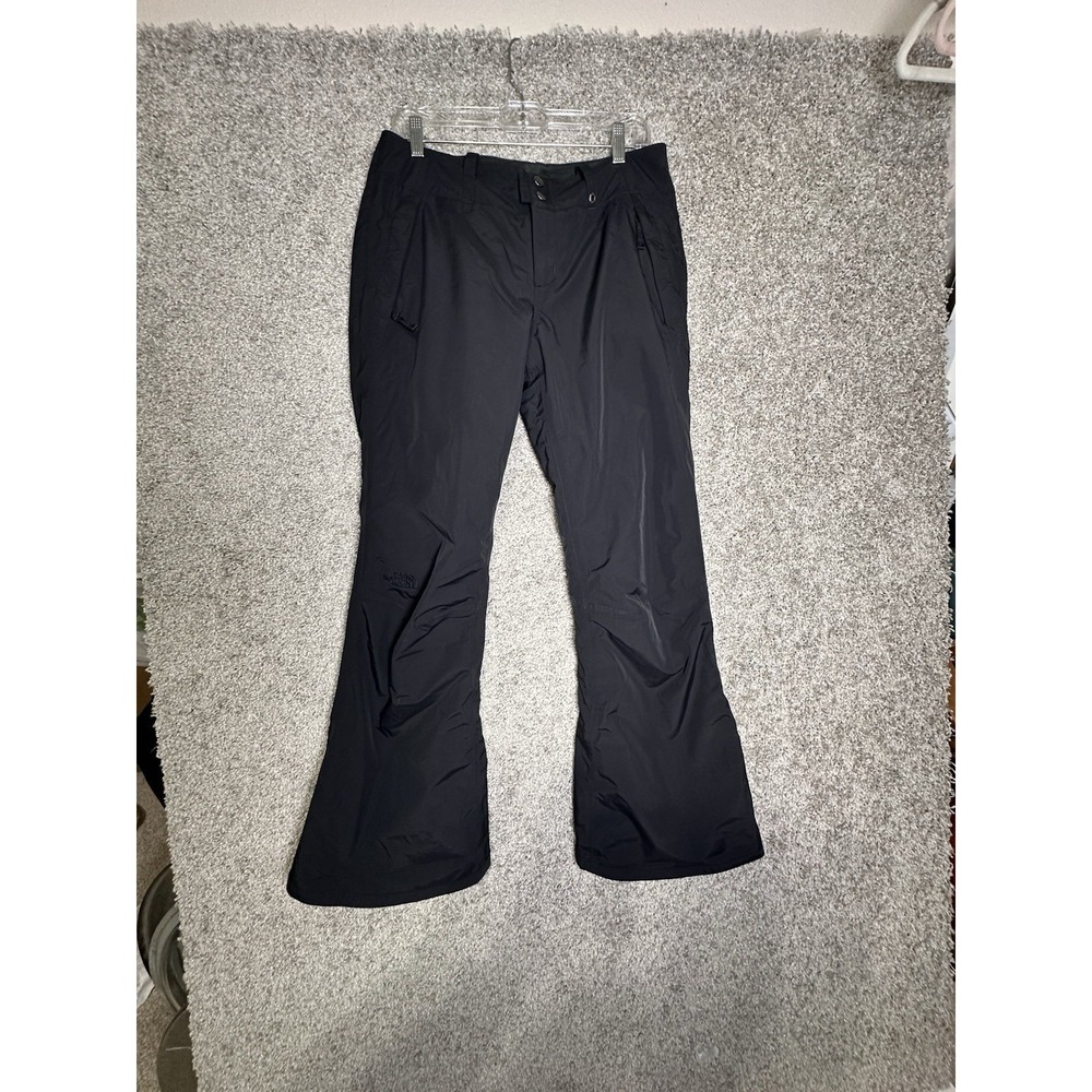 The North Face HyVent Ski‎ Pants Womens M Black Insulated Snow Flare
